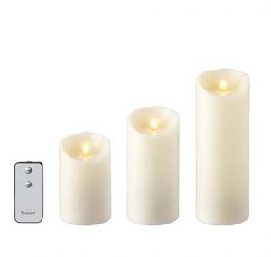 rz flameless candles set three 37093