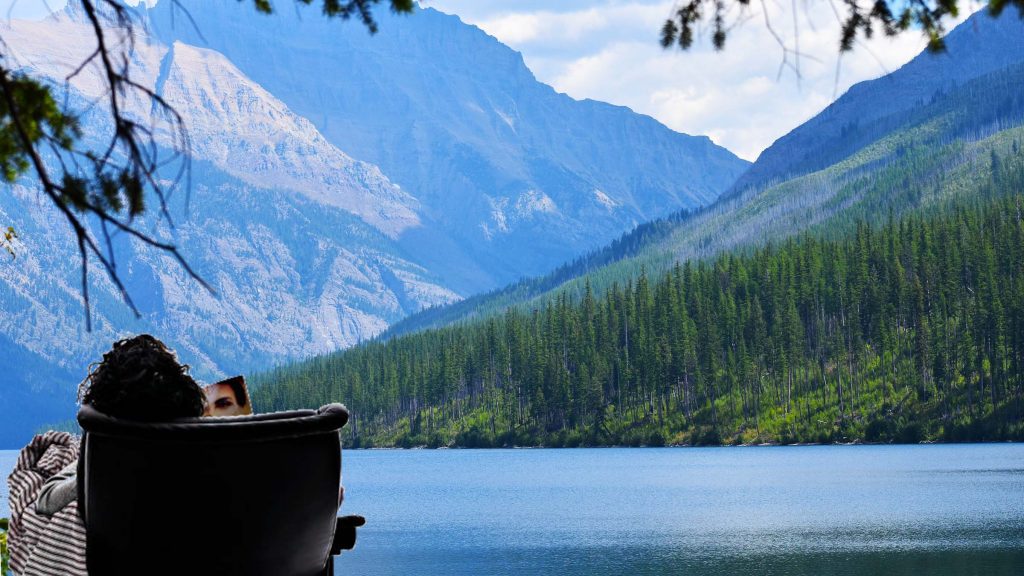 Stressless at Kintla Lake, Montana