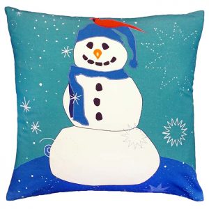 Snowman pillow