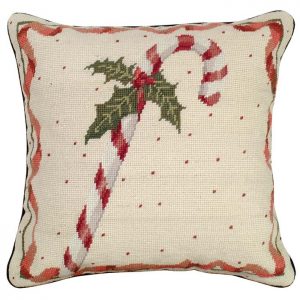 candy cane pillow