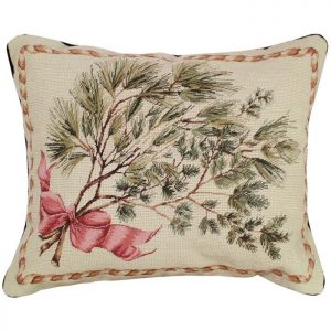 greenery pillow