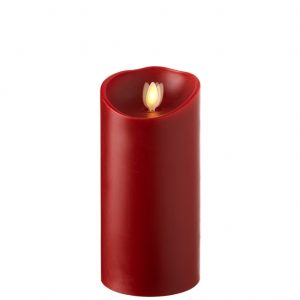 raz moving flame red candle 7 inch