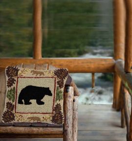 In the Northwoods, at a cabin, a bear is expected, but not for dinner