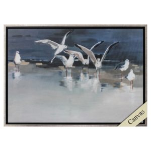 serenity seagulls on the beach