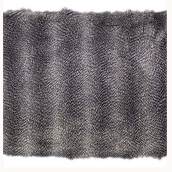 Kenya Silver bedford cottage faux fur throw