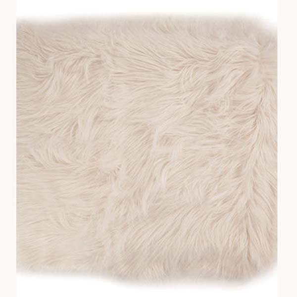 Siberia Ivory bedford cottage faux fur throw