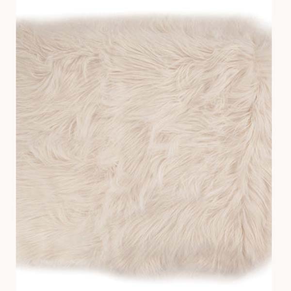 Siberia Ivory bedford cottage faux fur throw