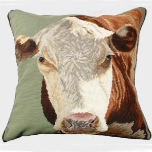 hereford cow michaelian home throw pillow