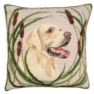 boomer golden lab michaelian home throw pillow