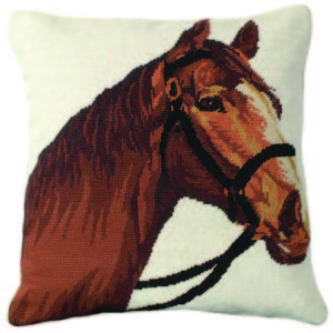 champ horse michaelian home throw pillow