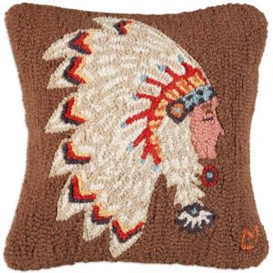 cheftain indian chandler 4 corners throw pillow