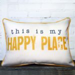 Happy Place, Little Birdie throw pillow