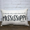 Mississippi William Faulkner pillow little birdie