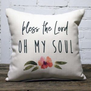 bless my lord oh my soul pillow little birdie