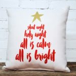 silent night pillow little birdie