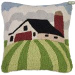 White Barn Chandler 4 corners throw pillow