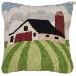 White Barn Chandler 4 corners throw pillow