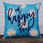 oh happy day little birdie throw pillow