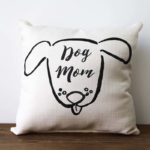 dog mom little birdie pillow